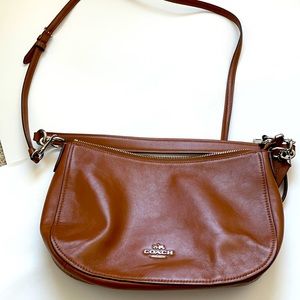 Coach brown crossbody purse